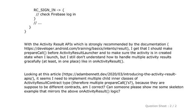Android : How to replace startActivityForResult with Activity Result APIs? смотреть онлайн