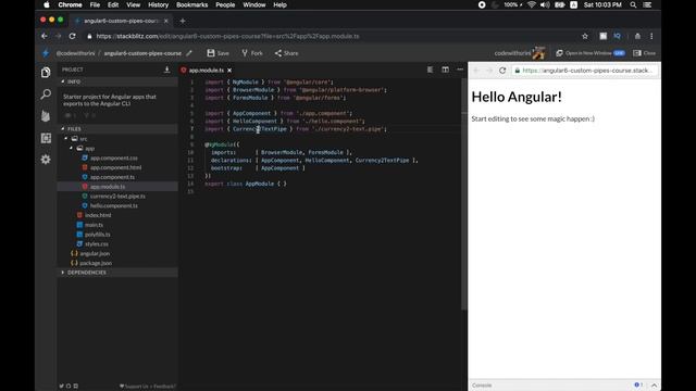 Angular 6 - Pipes / Built-in Pipes & Custom Pipes смотреть онлайн