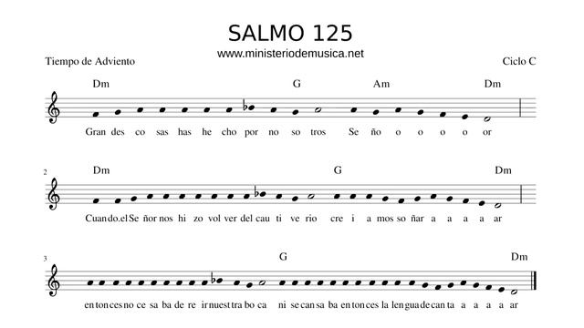 Salmo 125 - 9 diciembre 2018 - Formación Musical para Salmodiar смотреть онлайн