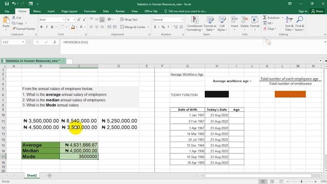 Excel Statistics For HR Analytics | Basic HR Analytics in Excel смотреть онлайн