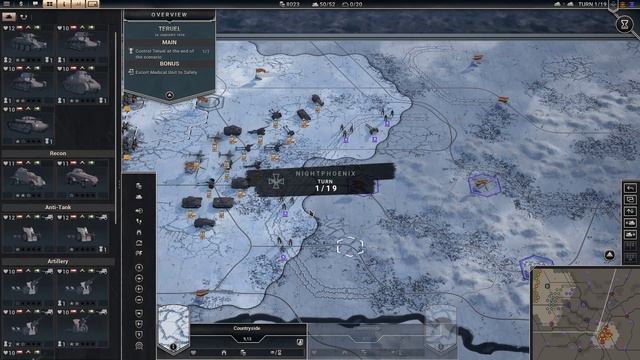 Panzer Corps 2 | Spanish Civil War | Mission 10 | Teruel (1/3) смотреть онлайн