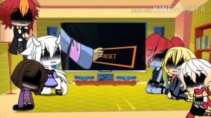 Реакция персонажей Андертейл на видио Санс против Фриск