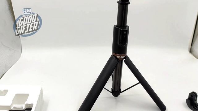 Монопод с пультом для GoPro 11/10/9/8 и смартфона. Telesin смотреть онлайн