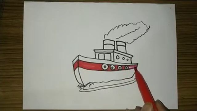 Ship drawing easy / Ship sketch easy step by step / Easy ship drawing #howtodraw #theartbook #art смотреть онлайн