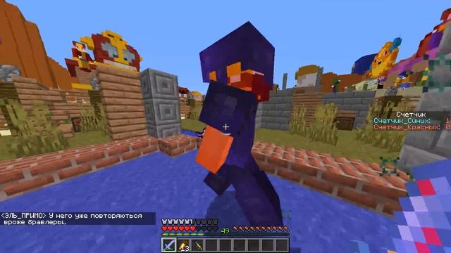 100 БРАВЛЕРОВ ПРОТИВ МЕНЯ! БРАВЛ ТАУН НА ВЫЖИВАНИЕ ЗА СУПЕР ПРИЗ БОГА! БРАВЛ СТАРС В МАЙНКРАФТ #141