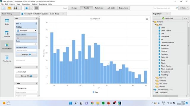 14. Graphical Representation of the Data in Rapidminer || Dr. Dhaval Maheta смотреть онлайн