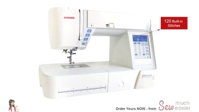 Janome Skyline S3 Review - features and introduction смотреть онлайн
