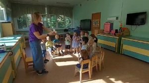 Занятие во второй младшей группе. Логоритмика