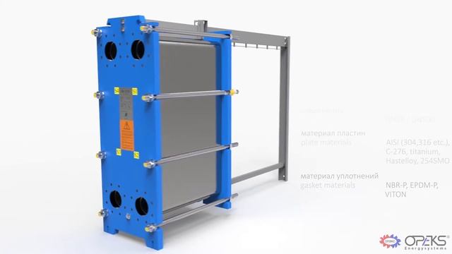 Пластинчатый теплообменник THERMAKS РТА производства OPEKS Energysystems смотреть онлайн