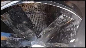 Забитый радиатор охлаждения. Фронтальный погрузчик.