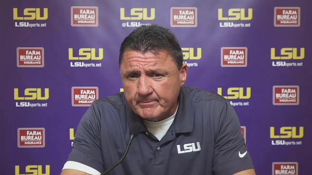 What does Ed Orgeron want to see in the spring game? Eliminate mental errors, focus on fundamentals смотреть онлайн