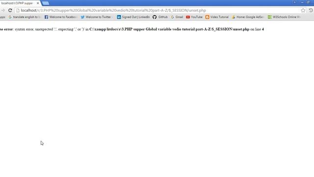 16.PHP supper Global variable vedio tutorial$ SESSION part 2 смотреть онлайн