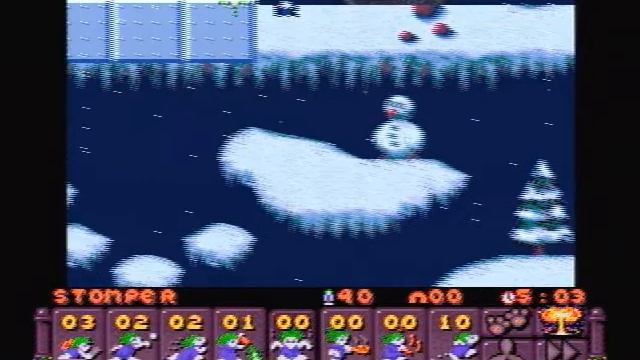 Lemmings 2 The Tribes (SNES) - 11 - Polar Tribe (Gold Medal Awarded) смотреть онлайн