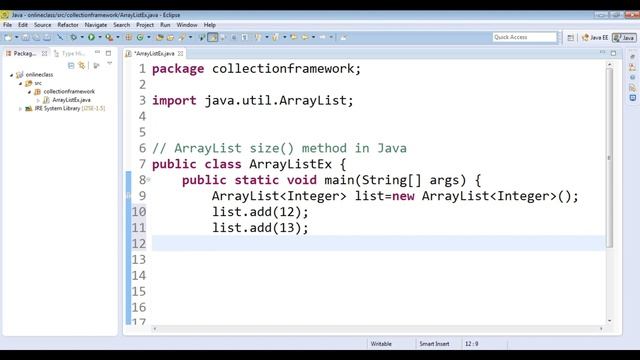 ArrayList size() method in Java | How to find ArrayList length in java | ArrayList in Java смотреть онлайн
