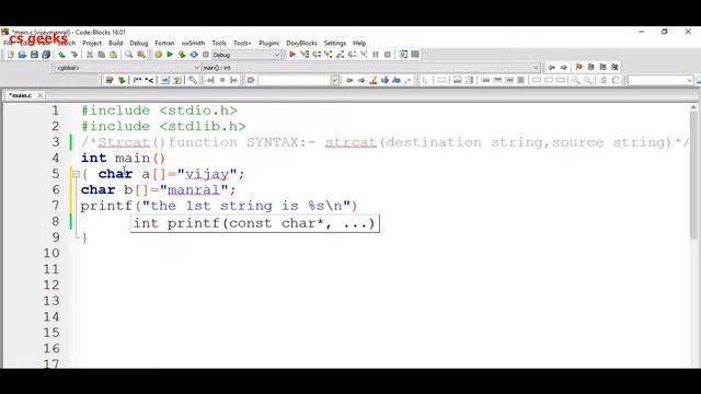 C programming Tutorial – 23 – Strcat Function смотреть онлайн