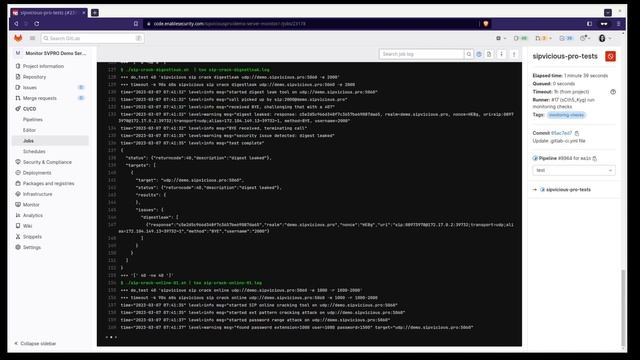 SIPVicious PRO in a Gitlab CI/CD pipeline to detect VoIP security vulnerabilities devops style смотреть онлайн
