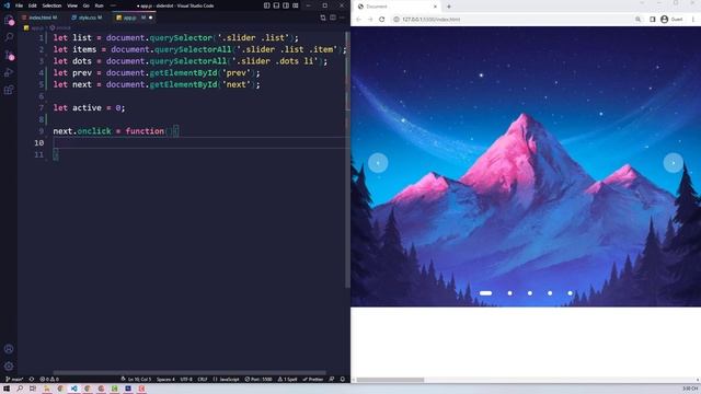 Image Slider - With Auto-play & Manual Navigation Buttons - Using CSS, HTML & Javascript смотреть онлайн