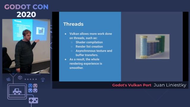 Porting Godot to Vulkan - Juan Liniestky | GodotCon Brussels 2020 смотреть онлайн