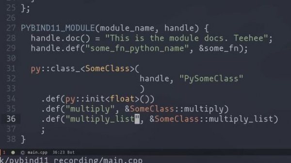 C++ in Python the Easy Way! #pybind11
