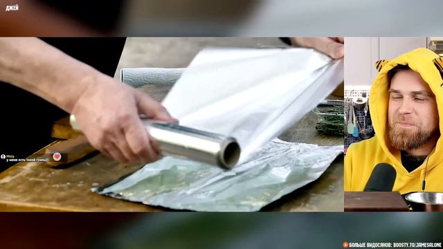 Кулинарный ЦИРК с УГЛЯМИ от шеф-повара Ильи ЛАЗЕРСОНА - Рецепт горелой БАРАНЬЕЙ лопат смотреть онлайн