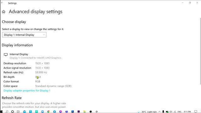 How to check hertz of a monitor on windows 10 смотреть онлайн