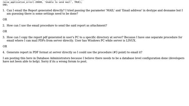 Databases: Generate & Email report from Oracle Forms 11g смотреть онлайн