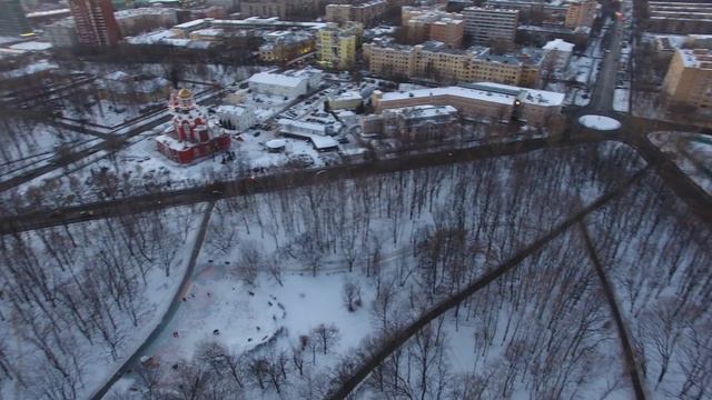закат над Москвой с высоты 150м смотреть онлайн