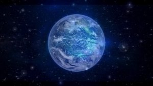 Футаж — Космическая композиция ¦ Синяя галактика ¦ Фон для видео