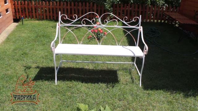 Скамейки и лавки для сада от производителя кованой мебели | Fabrikakovki.ru смотреть онлайн