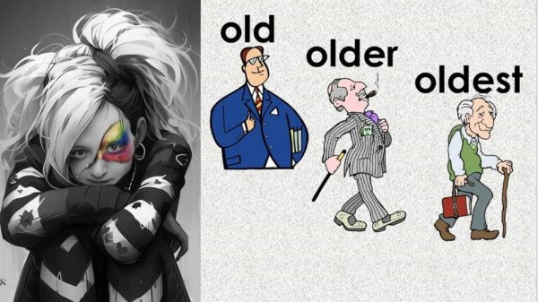 Old vs Older or Elder ( the Oldest ).