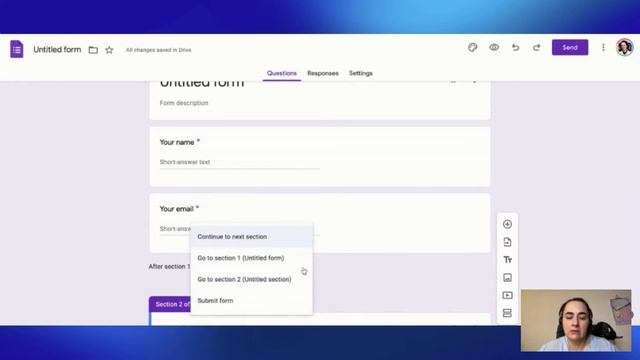 Разделы в Google формах: зачем нужны и как делать? смотреть онлайн