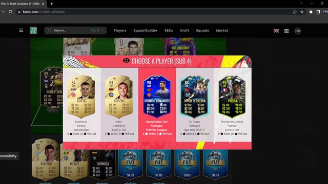 FIFA 22 Draft Simulator FUTBIN Google Chrome 2023 03 18 21 51 21 смотреть онлайн