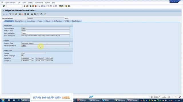Tutorial 4 - Create SAP Webservice Which returns data in table form смотреть онлайн