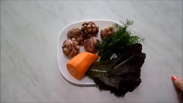 САЛАТ ИЗ ТОПИНАМБУРА С МОРКОВЬЮ смотреть онлайн