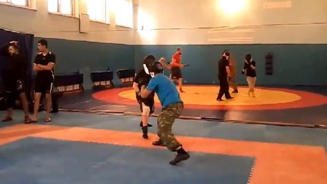 Школа русского ножевого боя в гостях у СПАСа