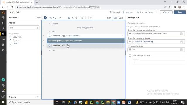 Automation Anywhere A360 | Clipboard | Clipboard A360| introduction --- A360 смотреть онлайн