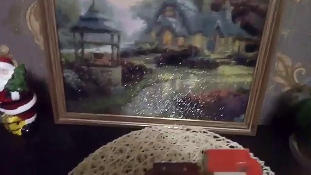 Картина из алмазной мазайки "Домик в деревни " смотреть онлайн