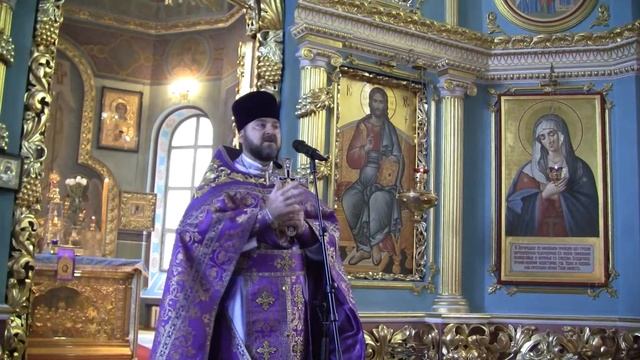 Проповедь в праздник Воздвижения Честного и Животворящего Креста Господня. смотреть онлайн