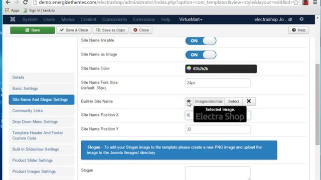 Electra Shop Virtuemart Template For Joomla смотреть онлайн
