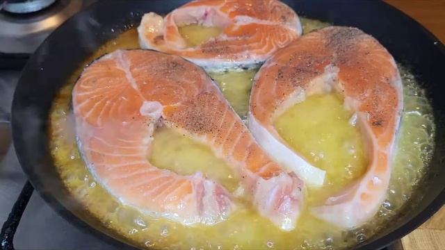 Красная рыба с МЁДАМ (обязательно попробуйте)это очень вкусно! смотреть онлайн