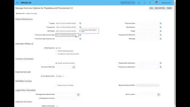 Oracle Cloud Financials AP Common options - Log on to www.oracleoncloud.com смотреть онлайн