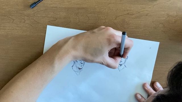 Head sketching from imagination смотреть онлайн