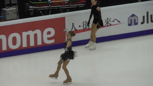 Alexandra Trusova,. Training SP Rostelecom Cup 2019 Moscow смотреть онлайн