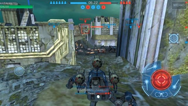 Боевые Роботы War Robots обзор Galahad Мультробот Битва GI.Patton, LEO, GRIFFIN новичкам оружия #5 смотреть онлайн