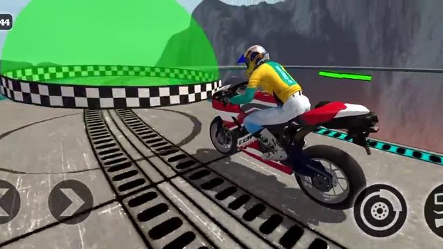 Impossible Motor Bike Gameplay Stunts – 3D New Motorcycle Racing Games – Motorcycle Simulator #31 смотреть онлайн