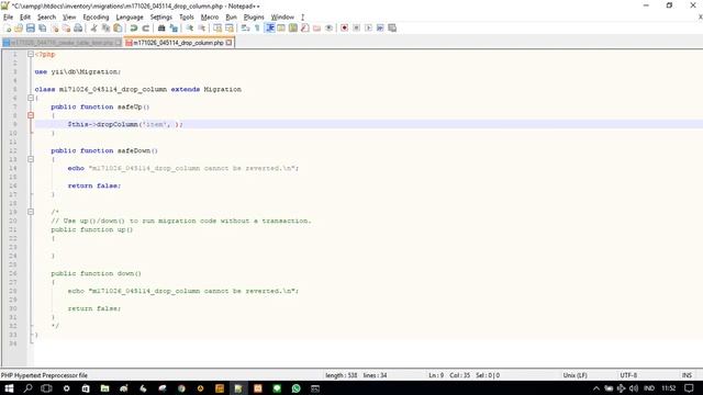 Database Migration dan GII Generator pada YII 2 смотреть онлайн