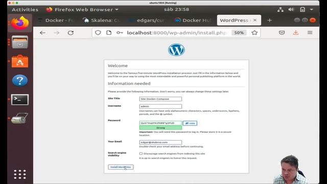 Docker Composer com imagens MySQL e Wordpress : Executando um site completo com Docker Composer смотреть онлайн