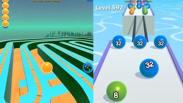 Going Balls VS Sky Rolling Balls Race Master 3D Ball Run 2048 Shape Shifting Slice it All 190720225 смотреть онлайн