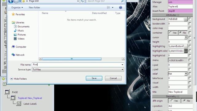 How to configure and generate python class from page gui builder смотреть онлайн