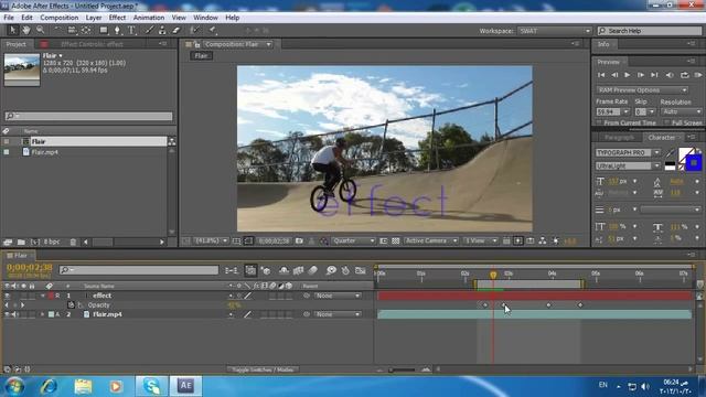 After Effects Tutorials : Key frames смотреть онлайн